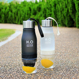 Xmas Gift 650ml Infuser Water Bottle plastic Fruit infusion Kids Drink Outdoor Sports bottle Juice lemon Portable Kettle