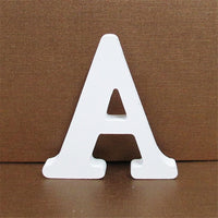 White Wooden Letter Alphabet