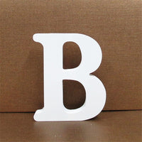 White Wooden Letter Alphabet