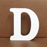 White Wooden Letter Alphabet