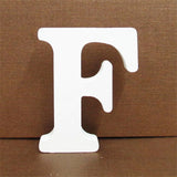 White Wooden Letter Alphabet