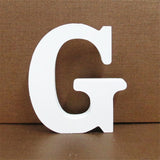 White Wooden Letter Alphabet