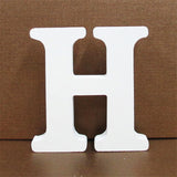 White Wooden Letter Alphabet