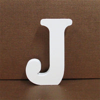 White Wooden Letter Alphabet