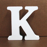 White Wooden Letter Alphabet