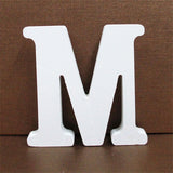 White Wooden Letter Alphabet