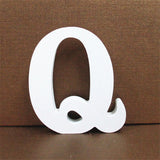 White Wooden Letter Alphabet