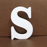 White Wooden Letter Alphabet