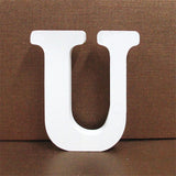 White Wooden Letter Alphabet