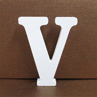 White Wooden Letter Alphabet