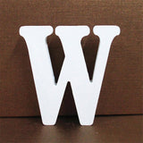 White Wooden Letter Alphabet