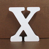 White Wooden Letter Alphabet