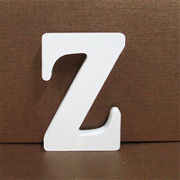 White Wooden Letter Alphabet