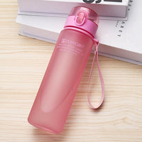 Water Bottle 560ML 400ML Plastic Drinkware Tour Outdoor Sport School Leak Proof Seal Gourde Climbing Water Bottles