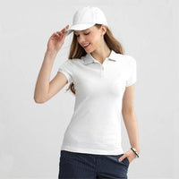 Polo Shirt Women New Casual Short Sleeve Slim Polos Mujer Shirts