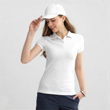 Polo Shirt Women New Casual Short Sleeve Slim Polos Mujer Shirts